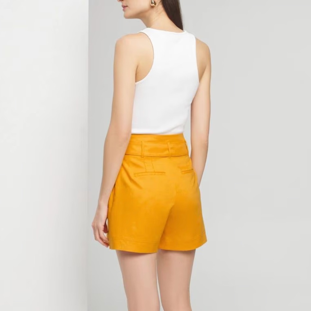 White House Black Market Extra High-Rise Belted Shorts - Picture 4 of 12